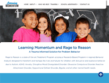 Tablet Screenshot of learningmomentum.com